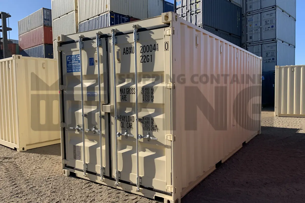 20' Standard Height Steel Container (Doors One End)