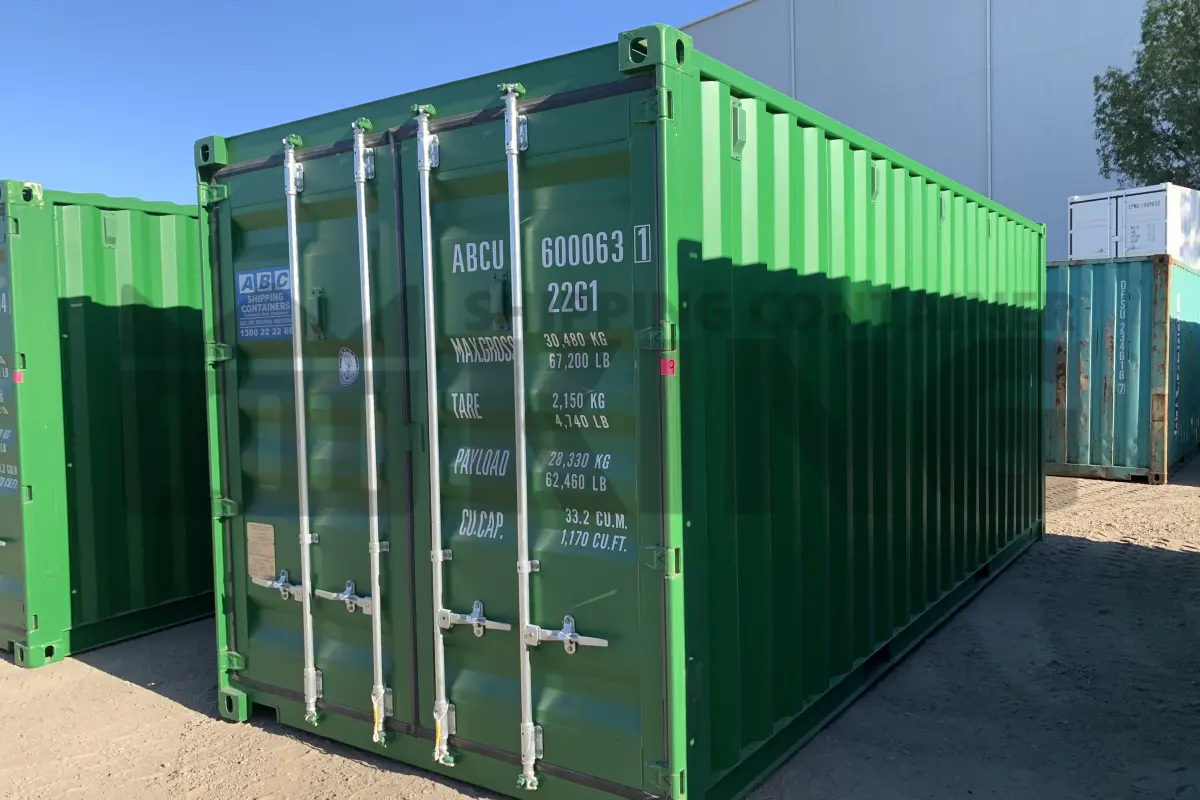20' Standard Height Steel Container (Doors One End)