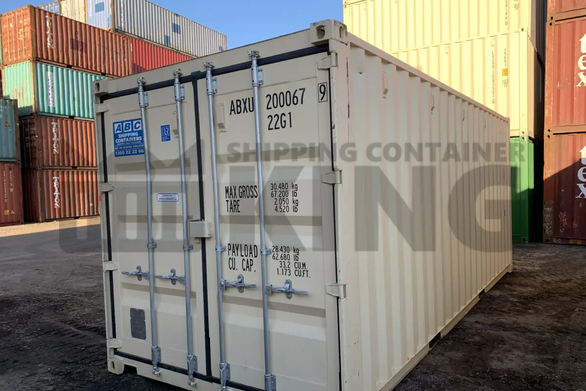 20' Standard Height Steel Container (Doors One End)