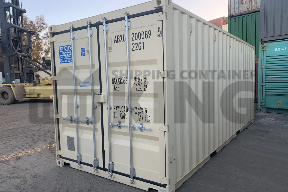 20' Standard Height Steel Container (Doors One End)