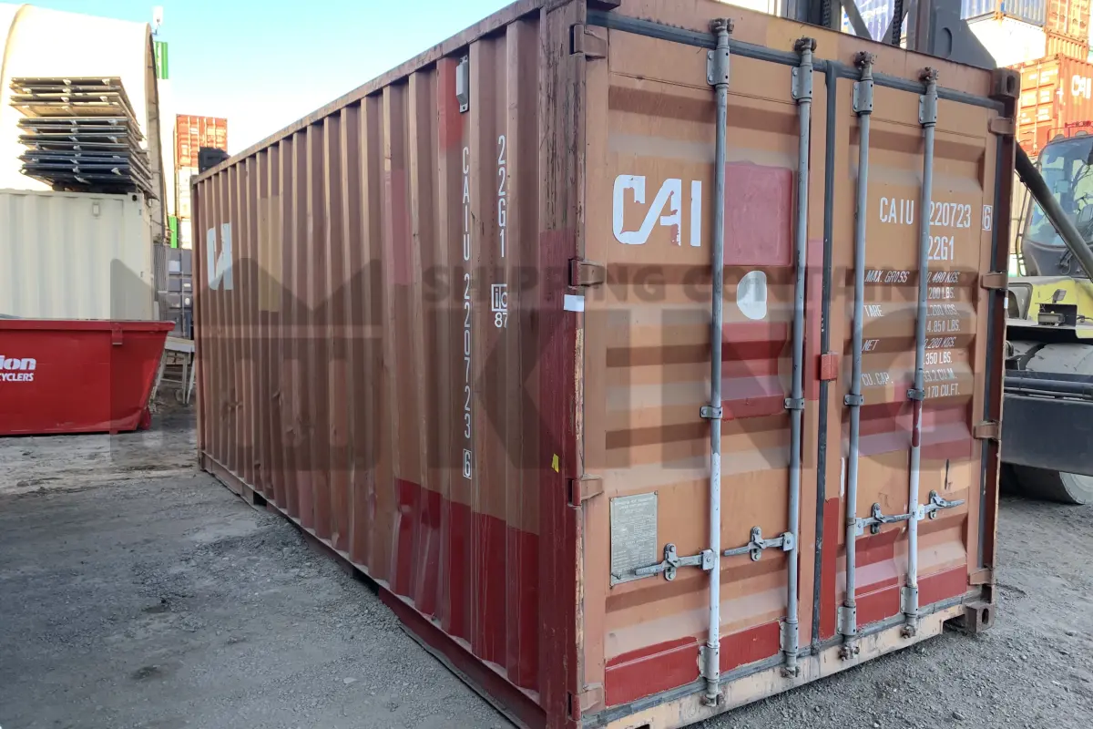 20' Standard Height Steel Container (Doors One End)