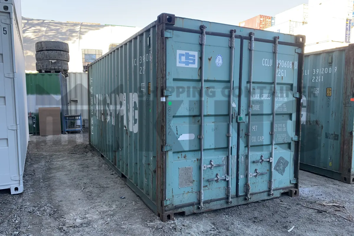 20' Standard Height Steel Container (Doors One End)
