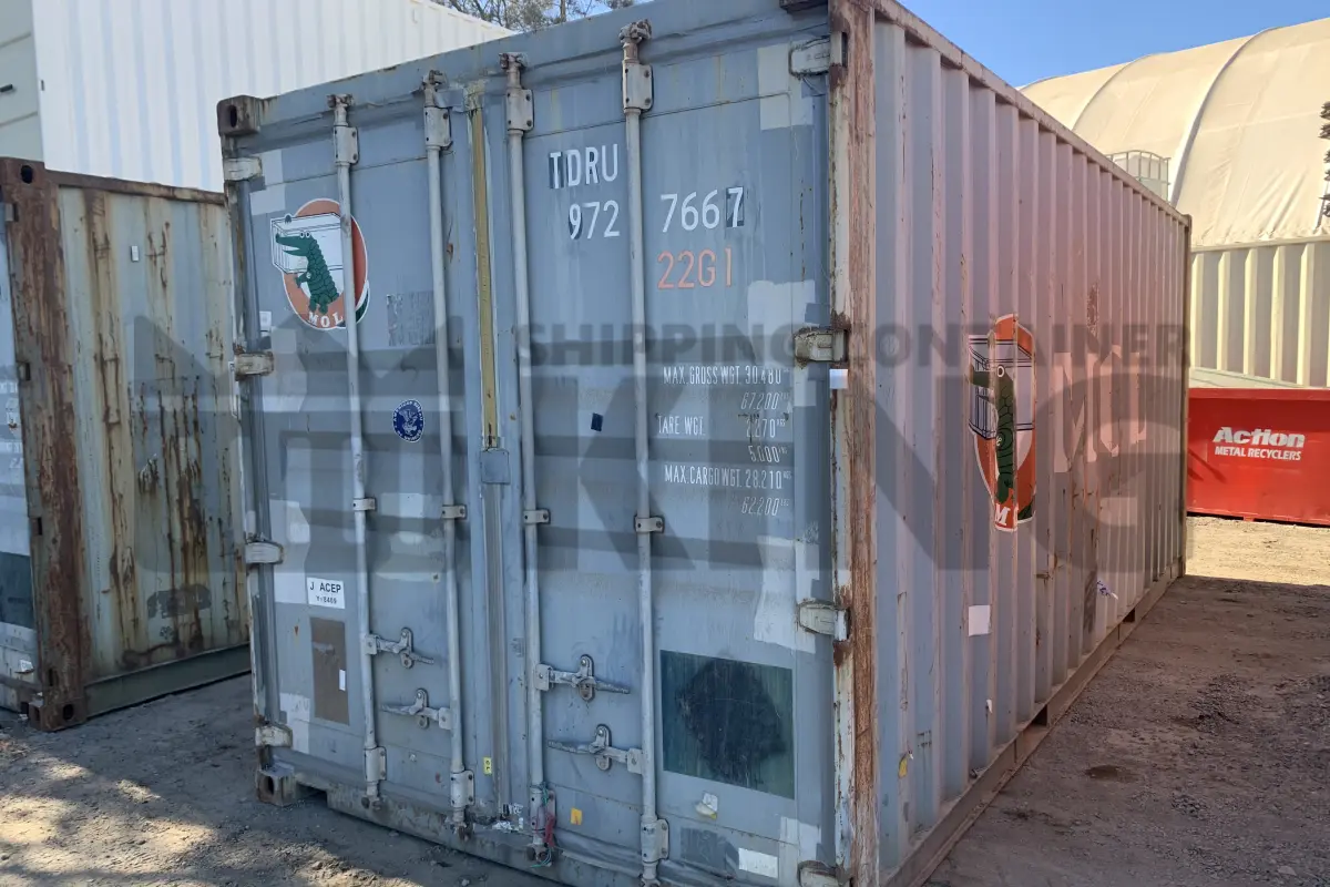 20' Standard Height Steel Container (Doors One End)
