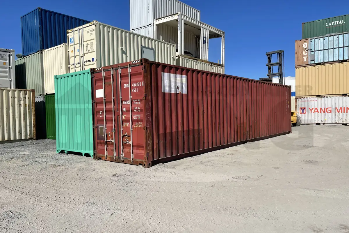 40' High Cube Steel Container (Doors One End)