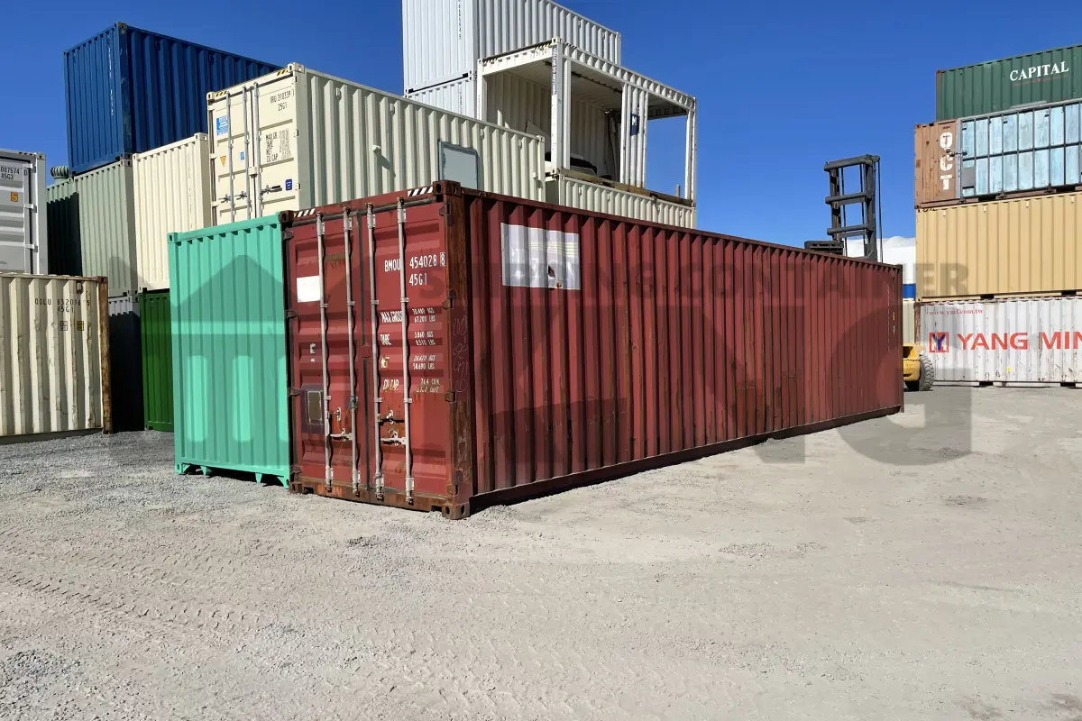 40' High Cube Steel Container (Doors One End)