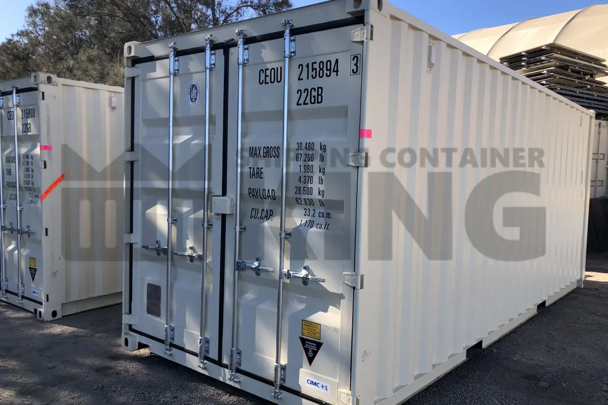 20' Standard Height Steel Container (Doors One End)
