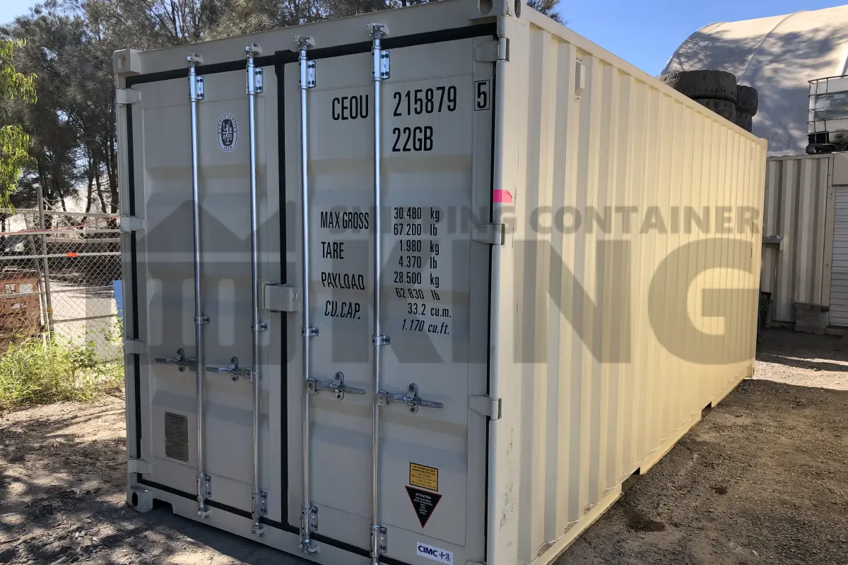 20' Standard Height Steel Container (Doors One End)