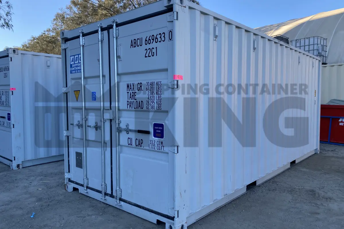 20' Standard Height Steel Container (Doors One End)