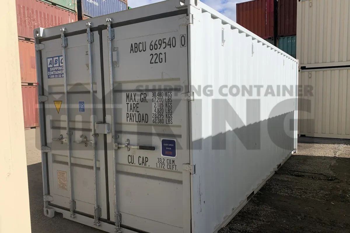 20' Standard Height Steel Container (Doors One End)