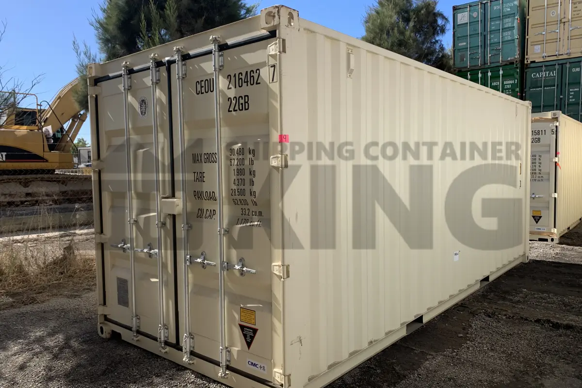 20' Standard Height Steel Container (Doors One End)