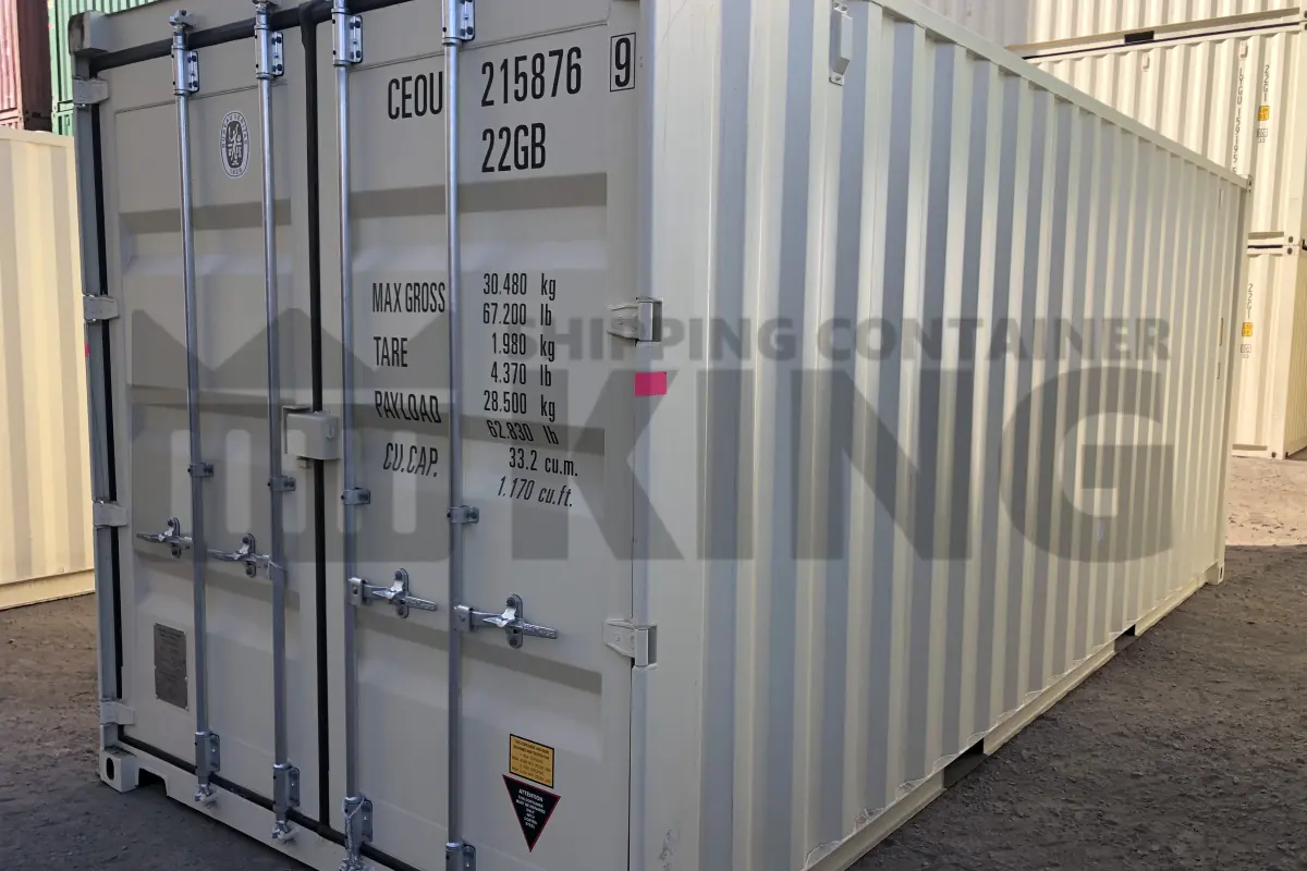 20' Standard Height Steel Container (Doors One End)