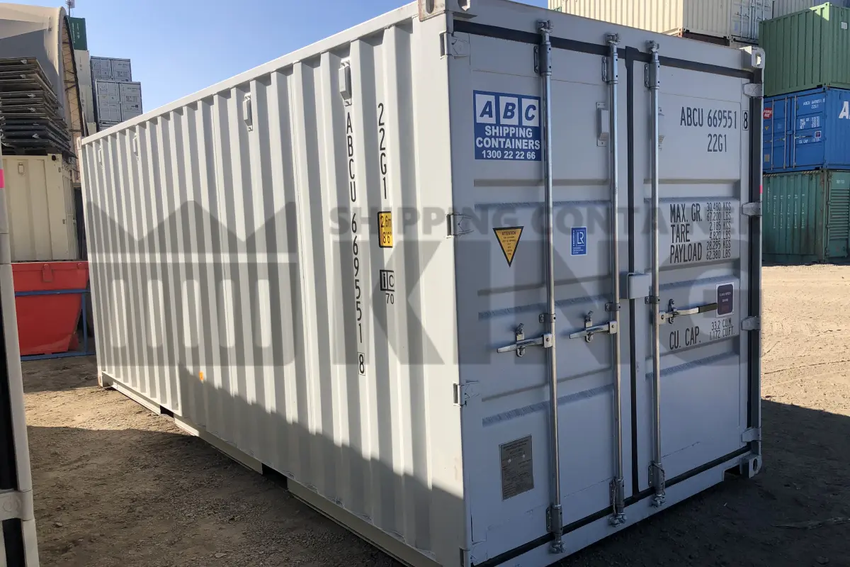 20' Standard Height Steel Container (Doors One End)