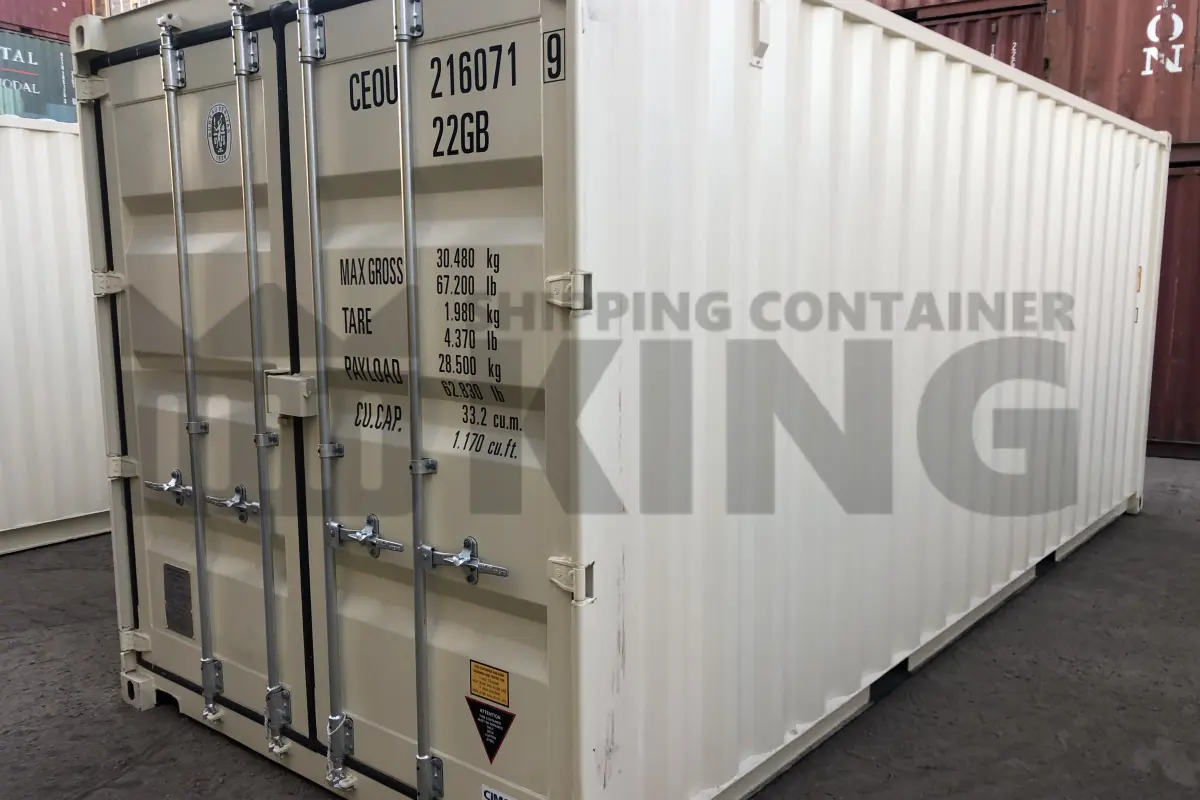 20' Standard Height Steel Container (Doors One End)