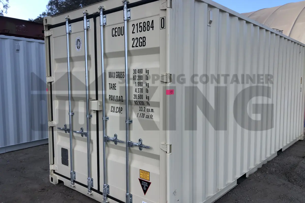 20' Standard Height Steel Container (Doors One End)