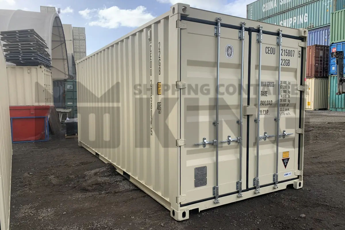 20' Standard Height Steel Container (Doors One End)