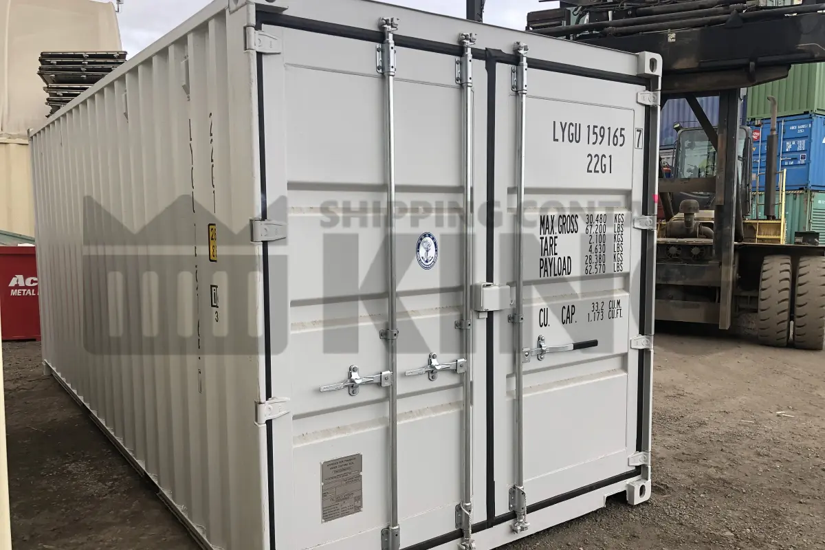 20' Standard Height Steel Container (Doors One End)