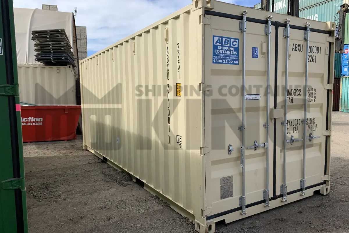 20' Standard Height Steel Container (Doors One End)