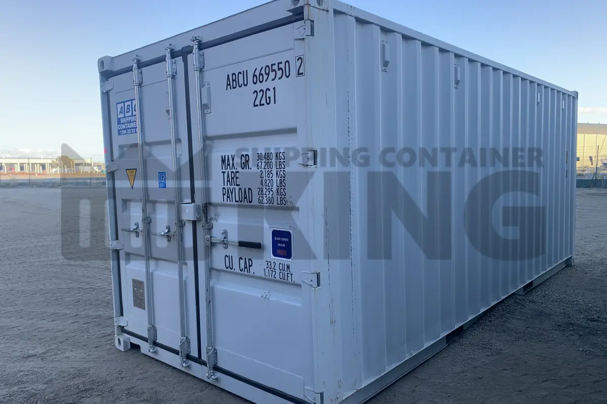 20' Standard Height Steel Container (Doors One End)