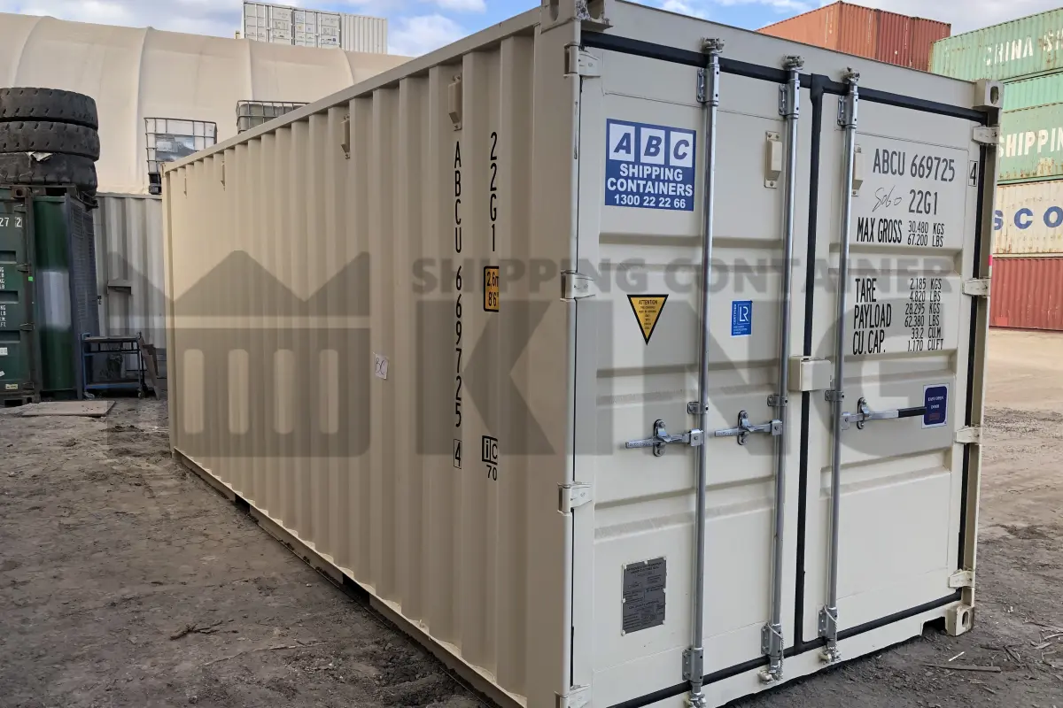 20' Standard Height Steel Container (Doors One End)