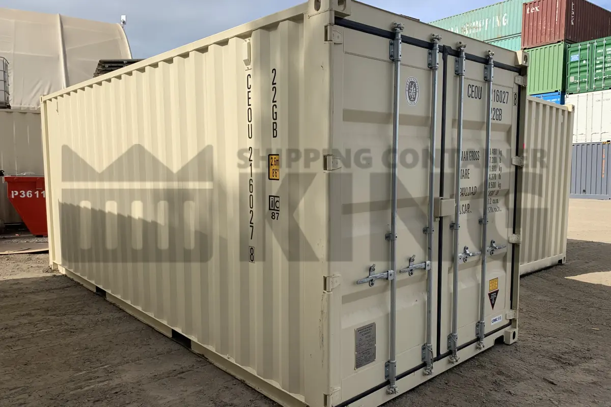 20' Standard Height Steel Container (Doors One End)