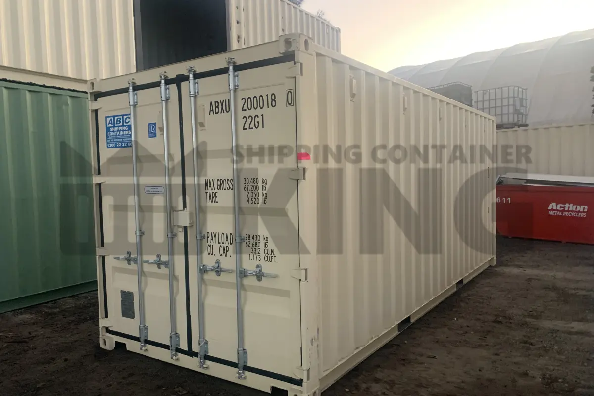 20' Standard Height Steel Container (Doors One End)