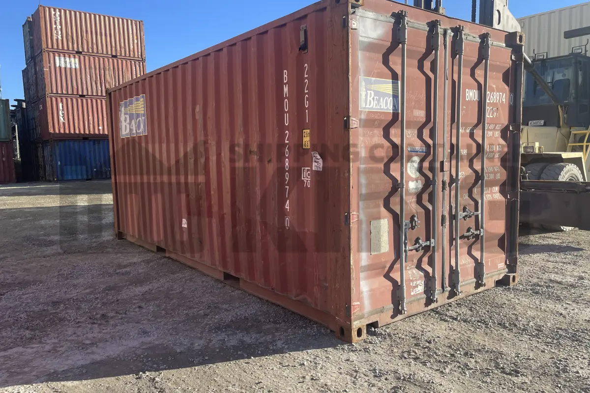 20' Standard Height Steel Container (Doors One End)