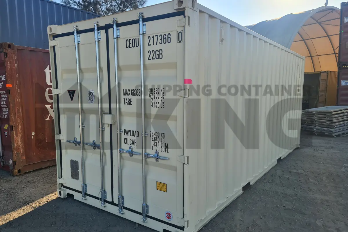 20' Standard Height Steel Container (Doors One End)