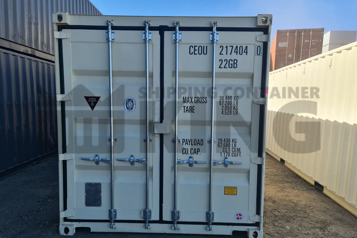 20' Standard Height Steel Container (Doors One End)