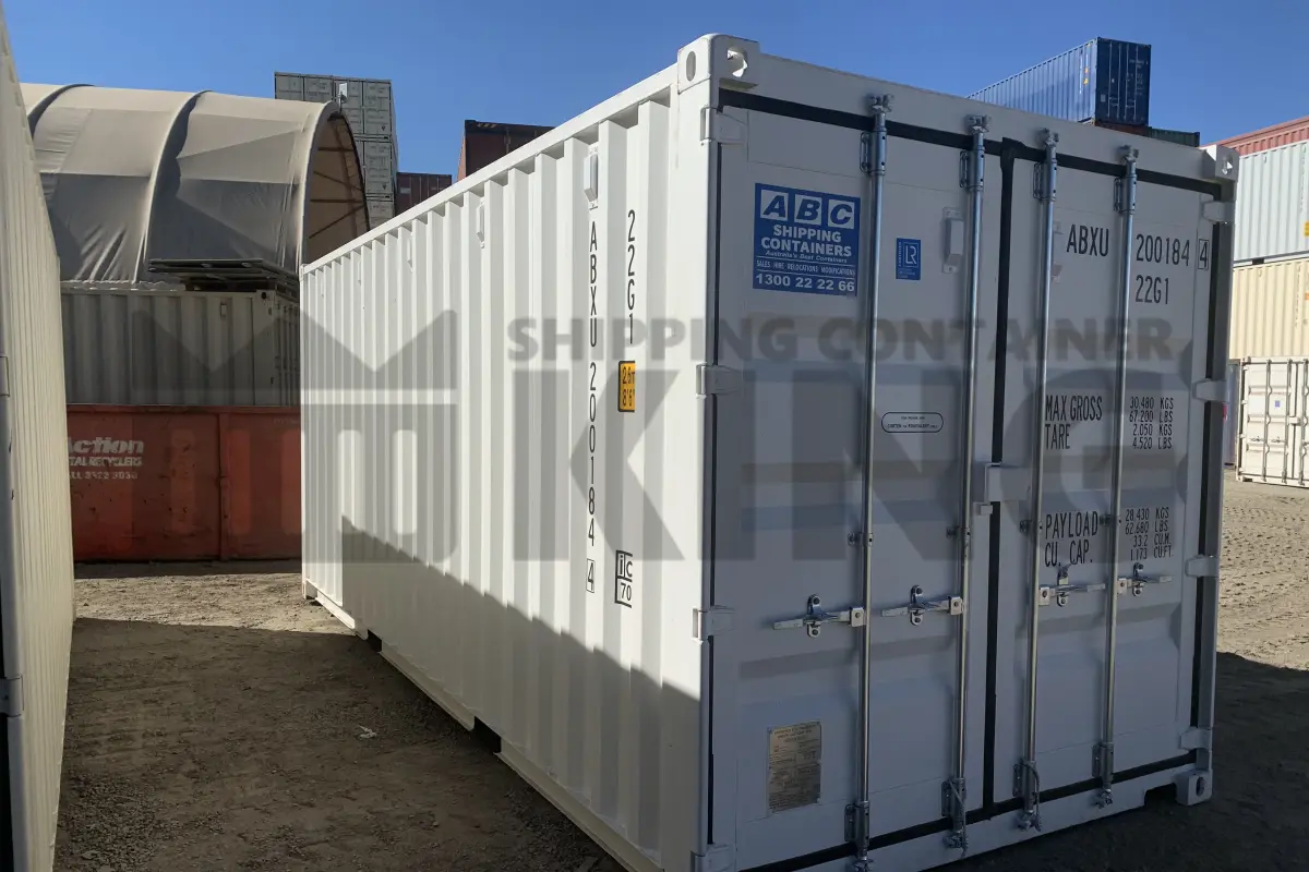 20' Standard Height Steel Container (Doors One End)