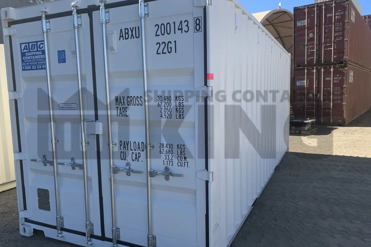 20' Standard Height Steel Container (Doors One End)