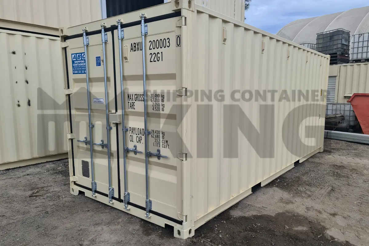 20' Standard Height Steel Container (Doors One End)