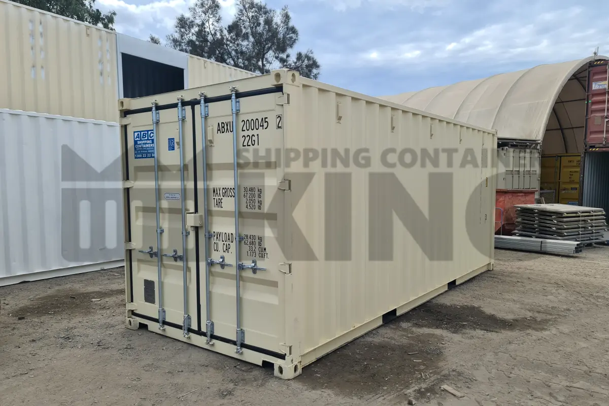 20' Standard Height Steel Container (Doors One End)