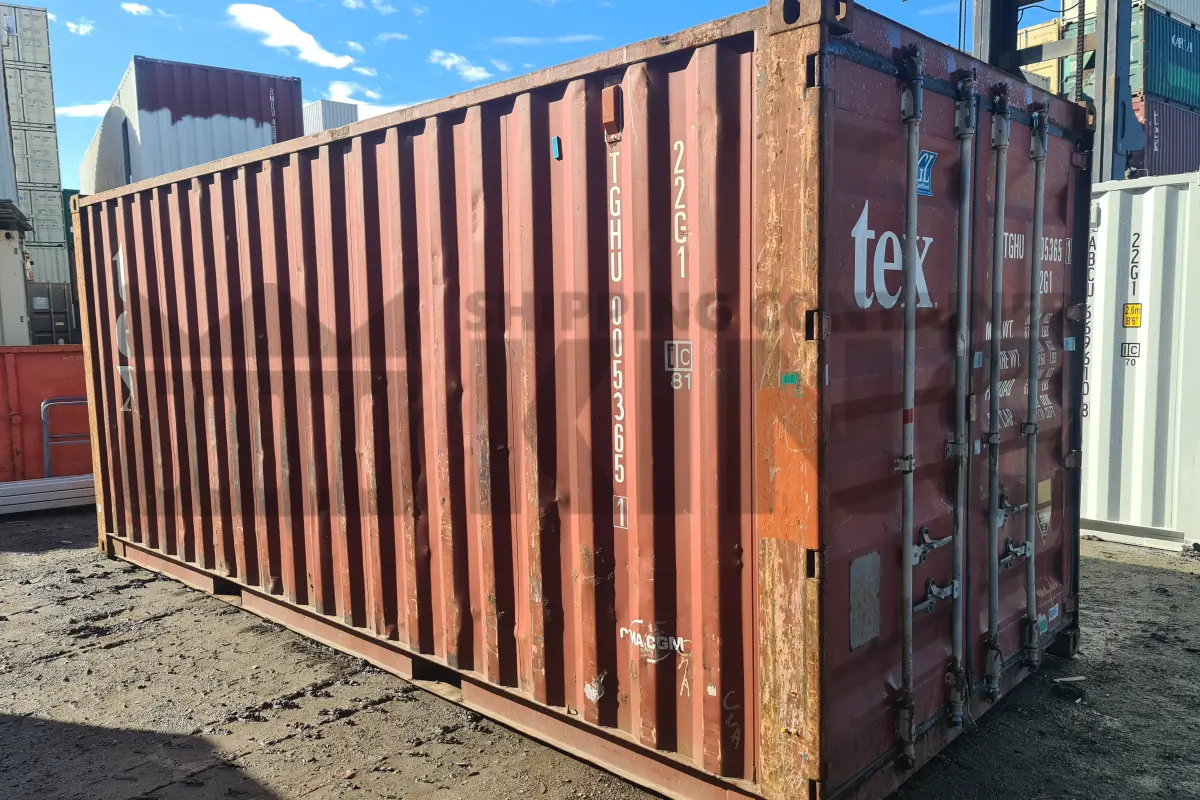 20' Standard Height Steel Container (Doors One End)