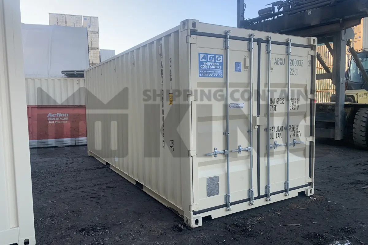 20' Standard Height Steel Container (Doors One End)