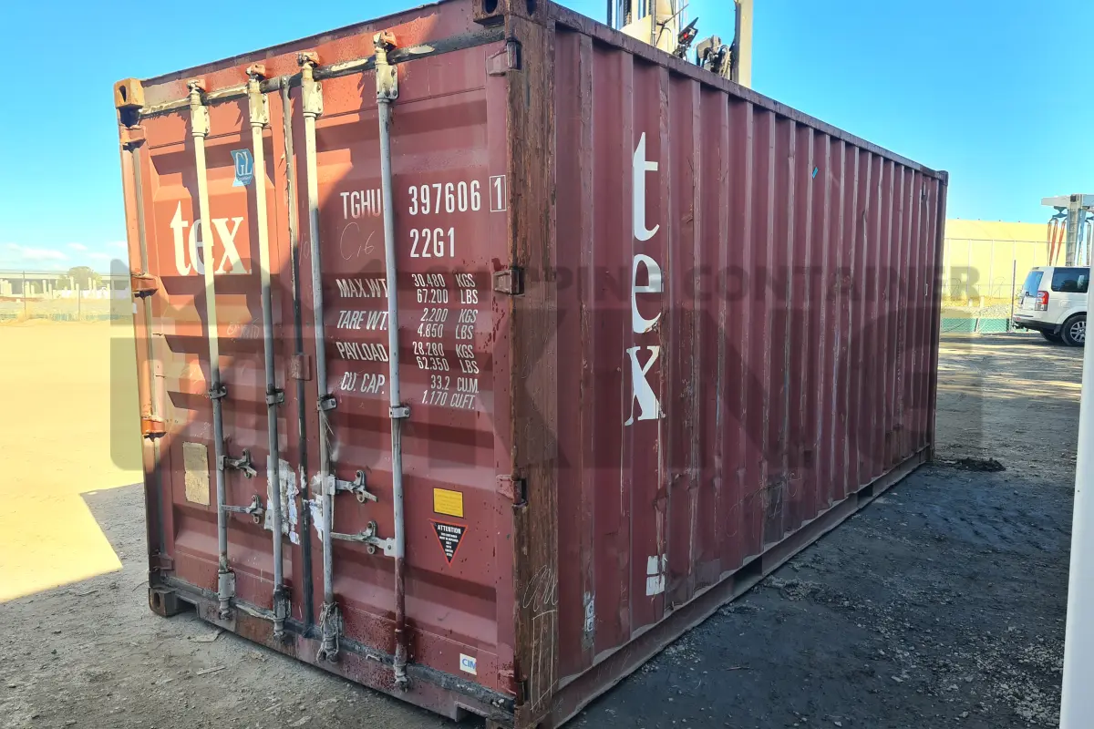 20' Standard Height Steel Container (Doors One End)