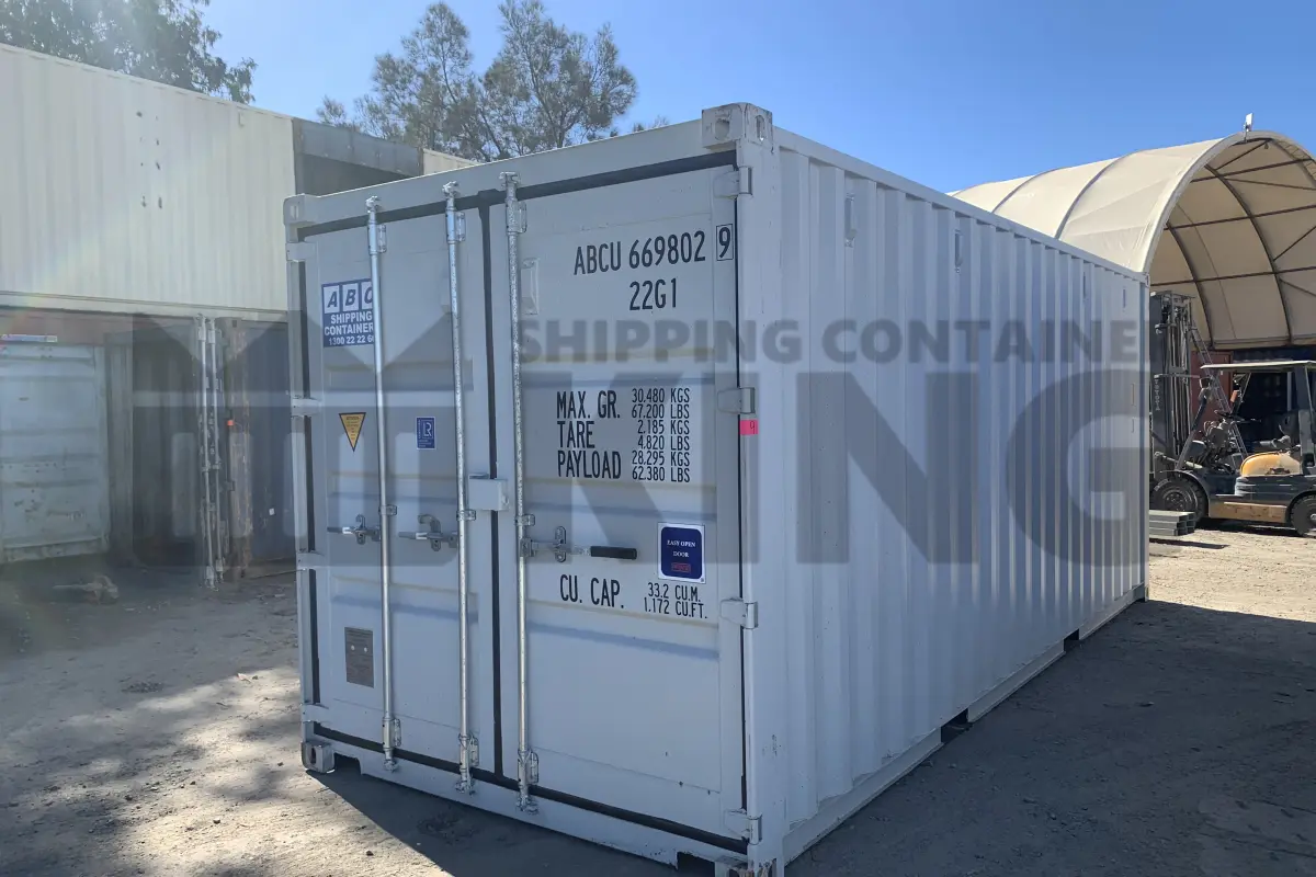20' Standard Height Steel Container (Doors One End)