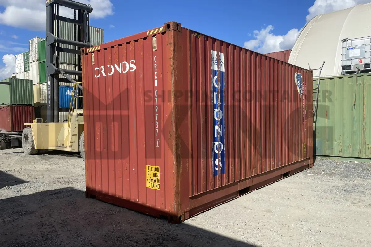 20' High Cube Bulker (2PW) Container Timber Floor no roof hatches