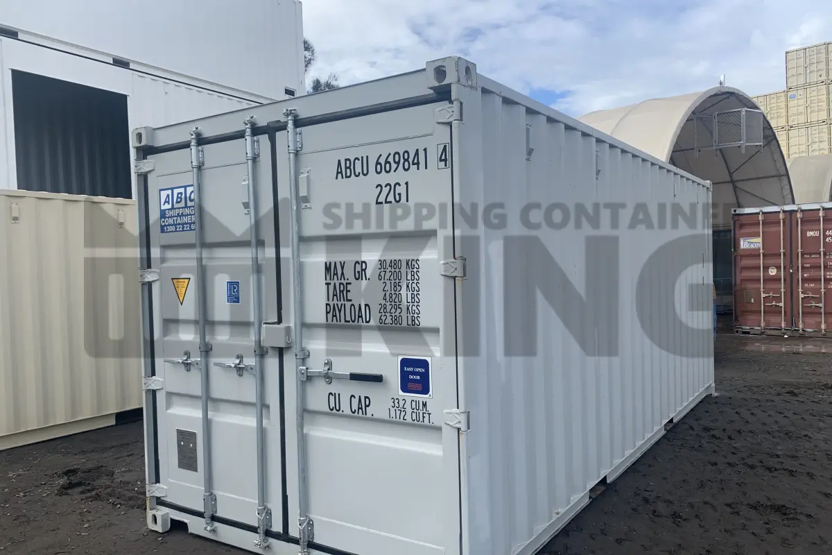 20' Standard Height Steel Container (Doors One End)