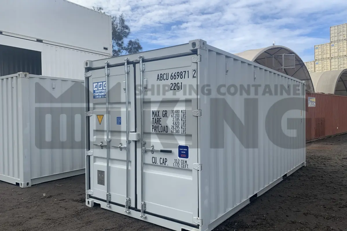 20' Standard Height Steel Container (Doors One End)