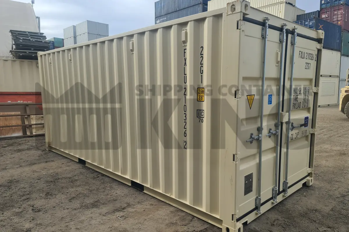 20' Standard Height Steel Container (Doors One End)