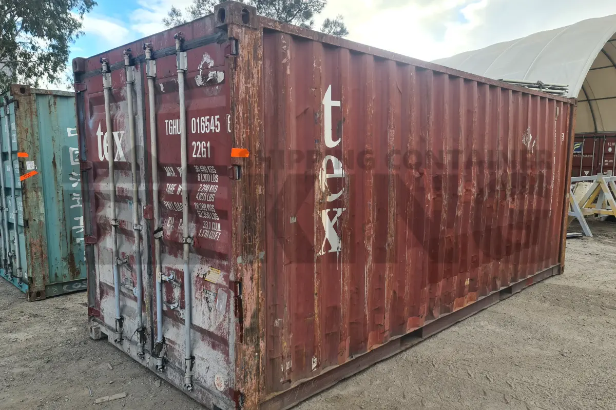 20' Standard Height Steel Container (Doors One End)