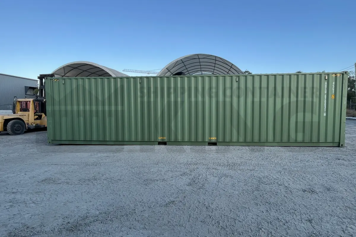 40' High Cube Steel Floor Container (Doors One End)