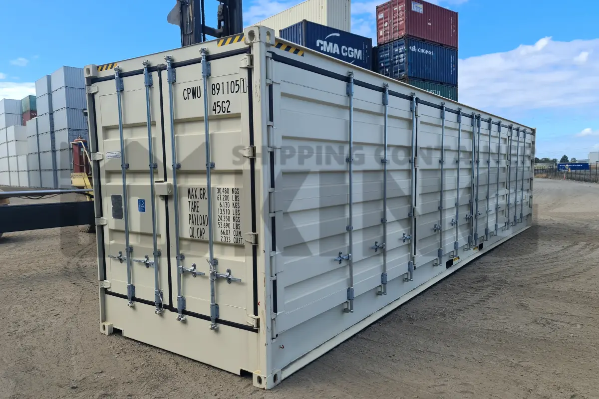 40' High Cube Full Side Opening Container