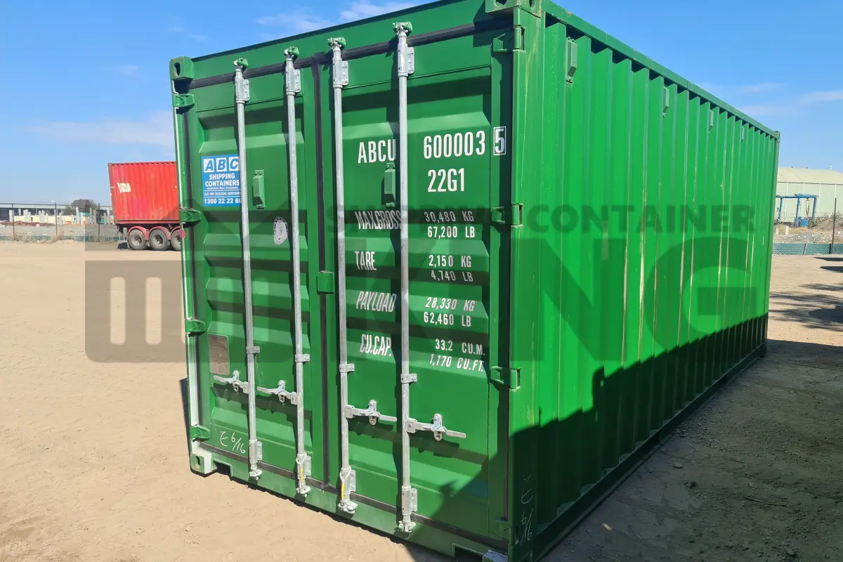 20' Standard Height Steel Container (Doors One End)