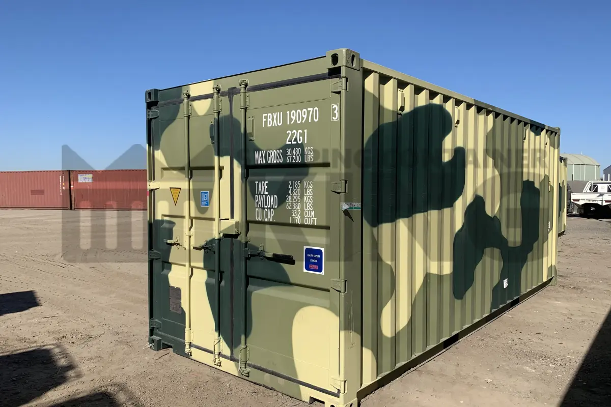 20' Standard Height Steel Container (Camouflage)