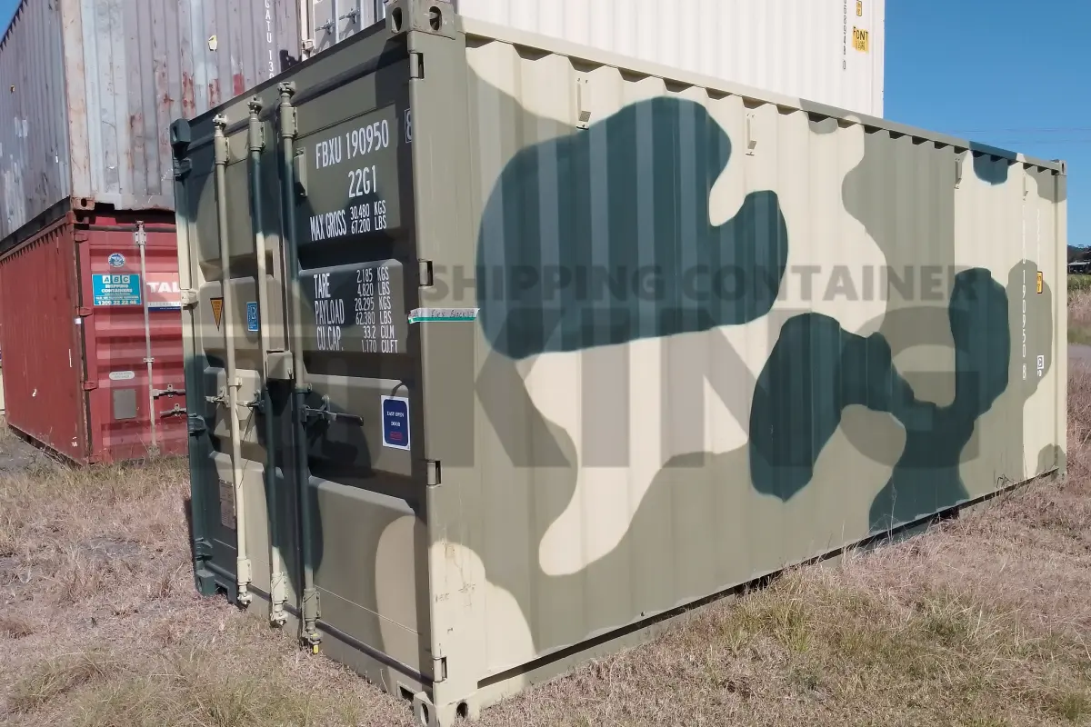 20' Standard Height Steel Container (Camouflage)