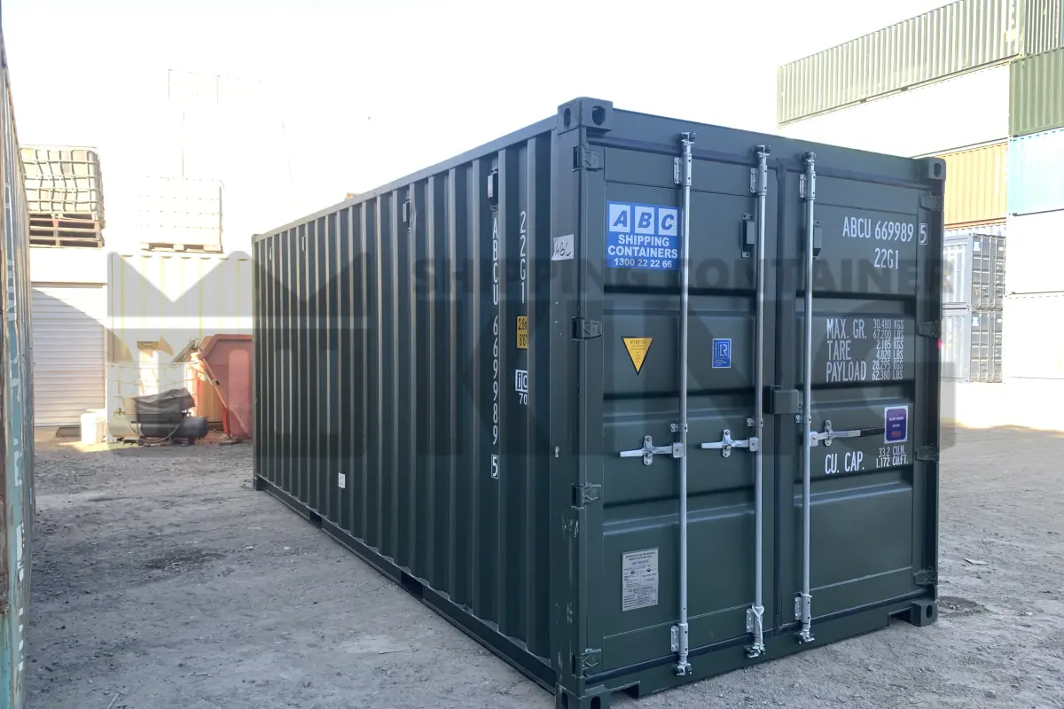 20' Standard Height Steel Container (Doors One End)