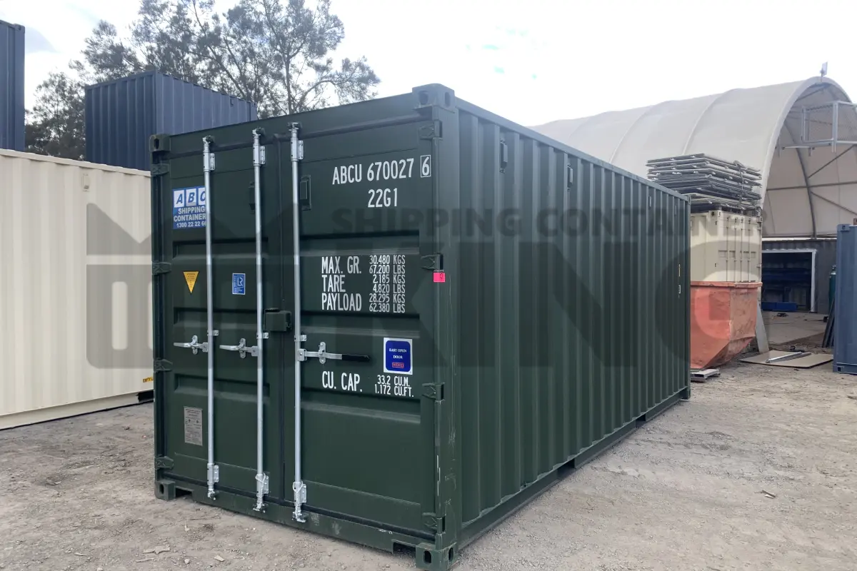 20' Standard Height Steel Container (Doors One End)