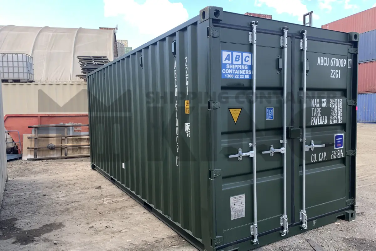 20' Standard Height Steel Container (Doors One End)