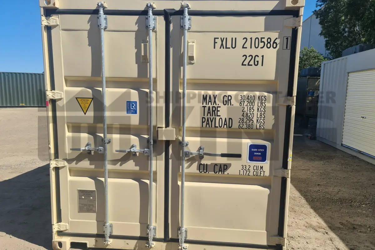 20' Standard Height Steel Container (Doors One End)